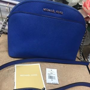Michael Kors Blue Emmy Crossbody